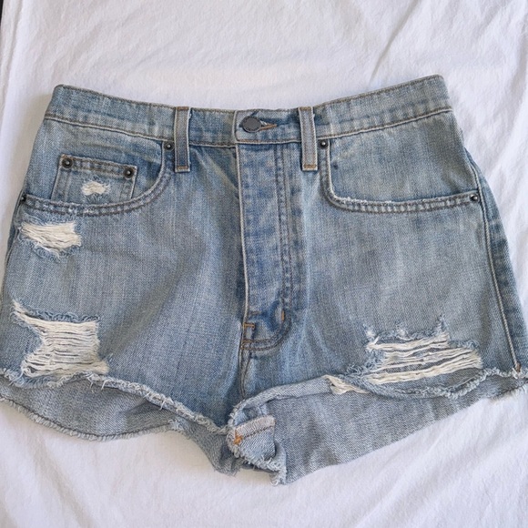 CARMAR High-waist Distressed Shorts - Picture 2 of 7